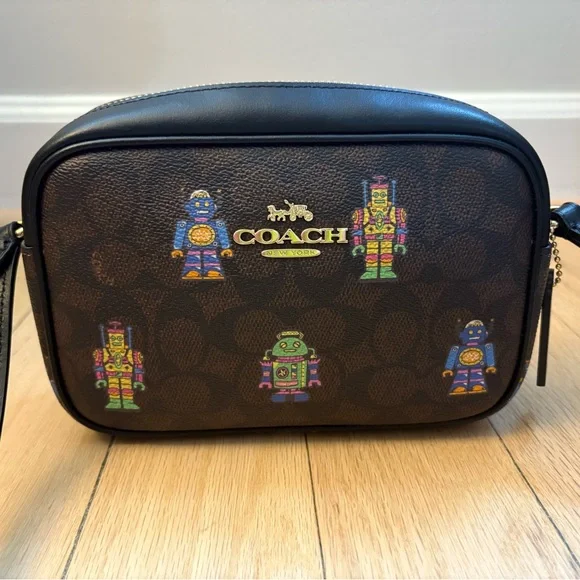 Coach Cosmic Robot Mini Jamie Camera Bag in Signature Canvas